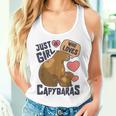 Just A Girl Who Loves Capybaras Capybara Lover Rodent Animal Women Tank Top Gifts for Her
