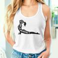 Keep Calm And Meditate Yoga Woman Silhoutte Women Tank Top Gifts for Her