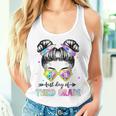 Last Day Of Third Grade Girls Messy Bun Last Day Graduation Women Tank Top Gifts for Her