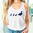 Mama Duck 3 Ducklings Animal Family B Women Tank Top Gifts for Her