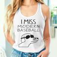 I Miss Modern Baseball Dog Sport Lover Women Tank Top Gifts for Her