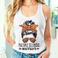 Ms Warrior Messy Bun Multiple Sclerosis Awareness Women Tank Top Gifts for Her