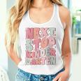 Next Stop Kindergarten Cute Groovy Last Day Of Pre-K Women Tank Top Gifts for Her