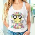 Peace Out Third Grade Retro Smile Last Day Of School 2024 Women Tank Top Gifts for Her
