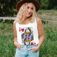 Queen Of Hearts Feminist For Playing Cards Women Tank Top Gifts for Her