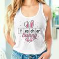 Reading Teacher Bunny Happy Easter Day Women Tank Top Gifts for Her