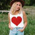 Red Heart Love Valentines For Girlfriend Him Her Girls Women Tank Top Gifts for Her