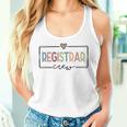 Registrar Crew Team Back To School Teacher Supplies Women Tank Top Gifts for Her