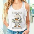 Release The Quackin Duck Gym Weightlifting Bodybuilder Women Tank Top Gifts for Her
