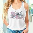 Retro Groovy Flower Medication Aide Out Here Crushin' It Lpn Women Tank Top Gifts for Her