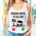 Riviera Maya Está Llamando Un Divertido Recuerdo De Vacaciones De Verano Camiseta sin mangas para mujer Regalos para ella