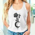 Rose Black Flower Roses Women Tank Top Gifts for Her