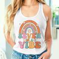Seven Is A Vibe 7Th Birthday Rainbow Groovy Boys Girls Women Tank Top Gifts for Her