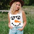 Snowman Face Family Christmas Matching Costume Kid Women Tank Top Gifts for Her