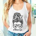 Soccer Mom Soccer Ball Messy Bun Soccer Mom Life Women Tank Top Gifts for Her