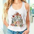 Social Worker Flower Grow Retro Vintage Social Work Life Women Tank Top Gifts for Her