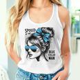 Spoiled By My Blue Collar Man Messy Bun Women Tank Top Gifts for Her
