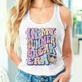 In My Summer Break Era Groovy Smile Face Summer Vacation Women Tank Top Gifts for Her