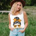 Tennessee State Tennessee Orange Game Day Messy Bun Tn Women Tank Top Gifts for Her