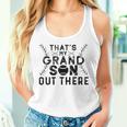 That's My Grandson Out There Baseball Grandma Women Tank Top Gifts for Her