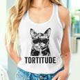 Tortitude Tortie Cat Mom Sunglasses Tortoiseshell Mama Women Tank Top Gifts for Her