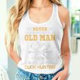 Never Underestimate An Old Man Who Loves Duck Hunting Women Tank Top Gifts for Her