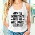 Never Underestimate An Old Man Who Loves Horse Racing Women Tank Top Gifts for Her