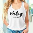 Wife Est 2024 Just Married Honeymoon Husband Wedding Couple Women Tank Top Gifts for Her
