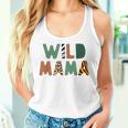 Wild Mama Zoo Born Wild Birthday Safari Jungle Family Women Tank Top Gifts for Her