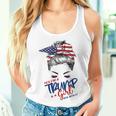 Yes I'm A Trump Girl Deal With It Messy Hair Bun Trump Women Tank Top Gifts for Her