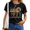 1971 Limited Edition Vintage 52Nd Birthday 52 Years Old Women T-shirt