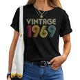 50Th Birthday Vintage 1969 Retro Mom Dad Women T-shirt