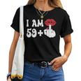 I Am 59 1 Middle Finger & Lips 60Th Birthday Girls Women T-shirt