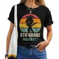 5Th Grade Nailed It Graduation Dab 2021 Graduation Women T-shirt