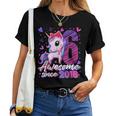 6 Years Old Flossing Unicorn 6Th Birthday Girl Party Women T-shirt