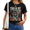 This Is My 70'S Costume 70S Party Outfit Groovy Hippie Disco Women T-shirt
