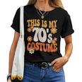 This Is My 70'S Costume Peace 70S Party Outfit Groovy Hippie Women T-shirt