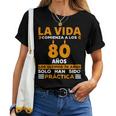 80 Cumpleaños Hombres Es 80 Años Nacidos En 1944 Camiseta de mujer