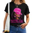 African American Afro Blessed To Be Called Mom Women T-shirt