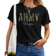 Army Wife Military Soldier Veteran Wife Women T-shirt