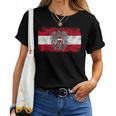 Austrian Flag For And Women T-shirt Frauen