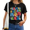 In My Autism Mom Era Autism Awareness Support Puzzle Groovy Women T-shirt
