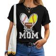Ball Mom Baseball Football Softball Mom Women T-shirt