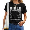 Bible Jesus God Church Christian Christian T-shirt Frauen