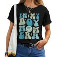 In My Boy Mom Era Groovy Retro Happy Mother's Day Mom Life Women T-shirt