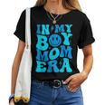 In My Boy Mom Era Retro Groovy Mom Life Happy Mother's Day Women T-shirt