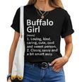 Buffalo Girl Ny New York City Home Roots Women T-shirt