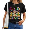 Bunny Egg Hunt Squad Giraffe Easter Squad Family Matching Women T-shirt