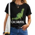 Cactus Dinosaurs Cacti Brachiosaurus Saguaro Herbivore Dino Women T-shirt