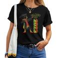 Class Of 2023 Graduation Dabbing African American Girl Women T-shirt